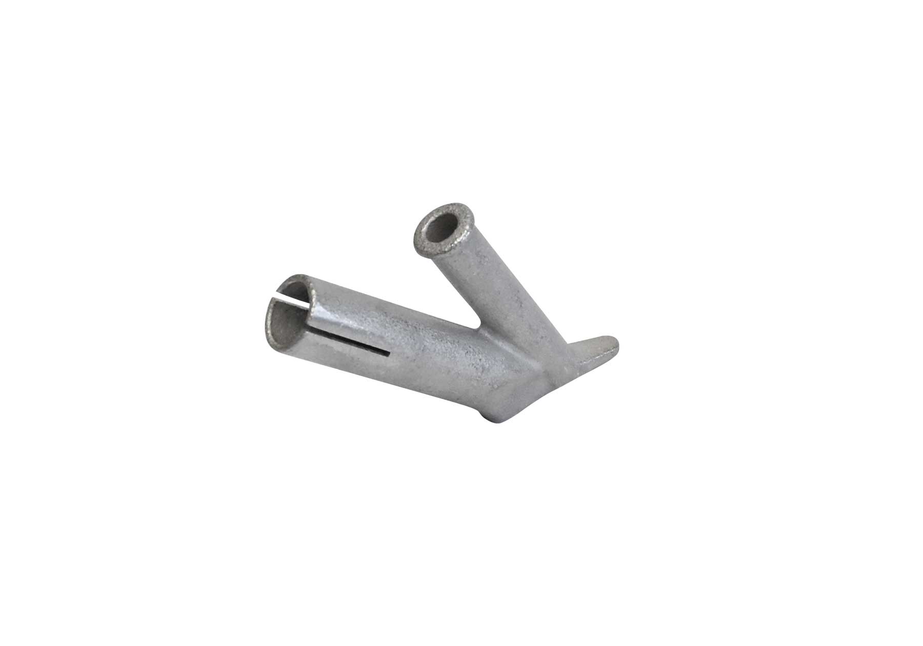 Edelstahl-Schweißschuh / Stainless steel welding element for 10 mm round nozzle